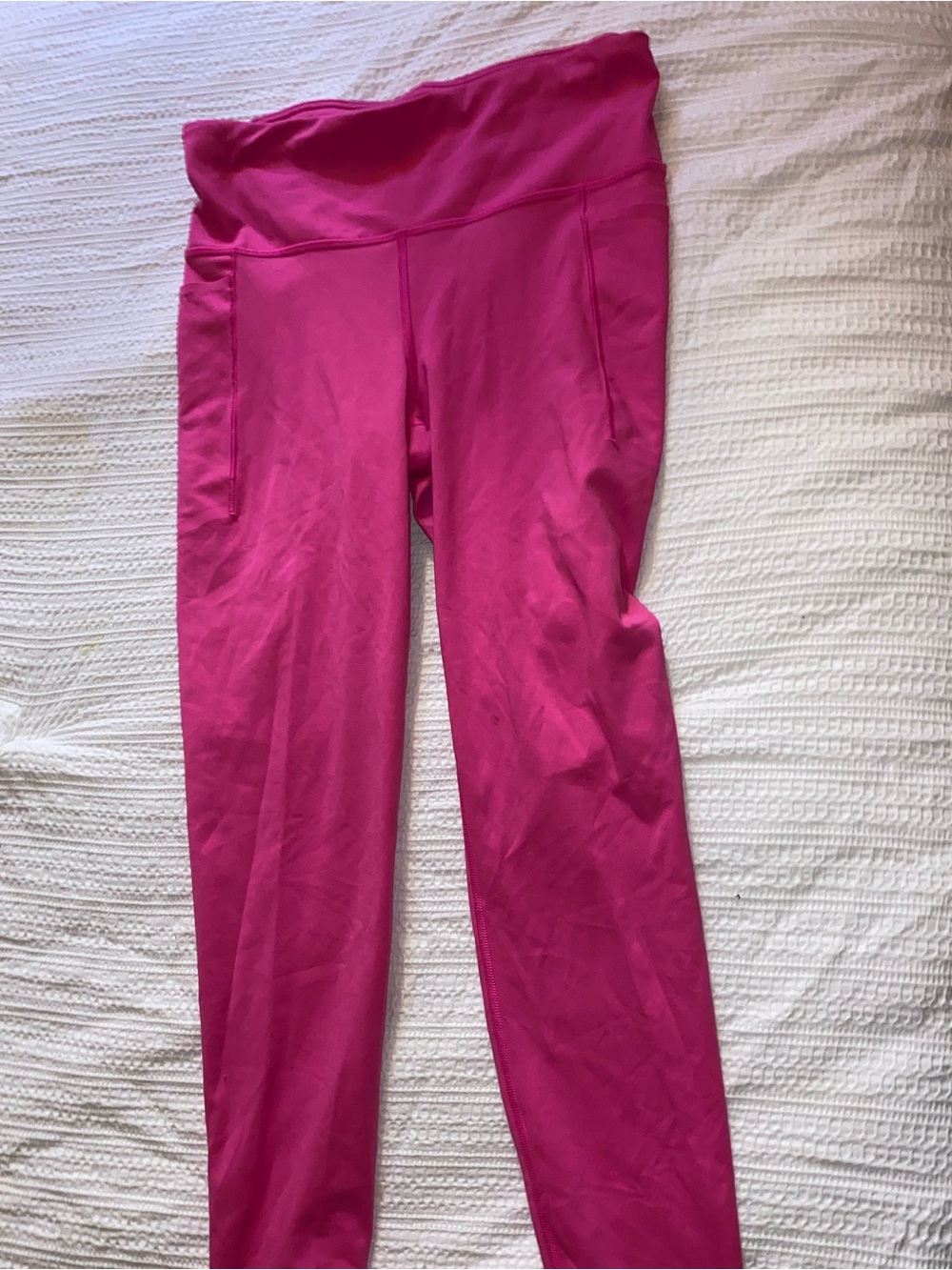 Athleta Hot Pink High-Waist Leggings